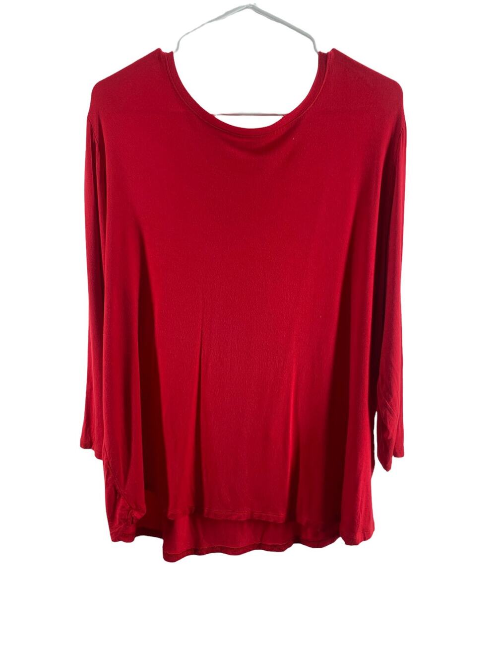 New York Laundry Red Long Sleeve Blouse Women's Size 2X